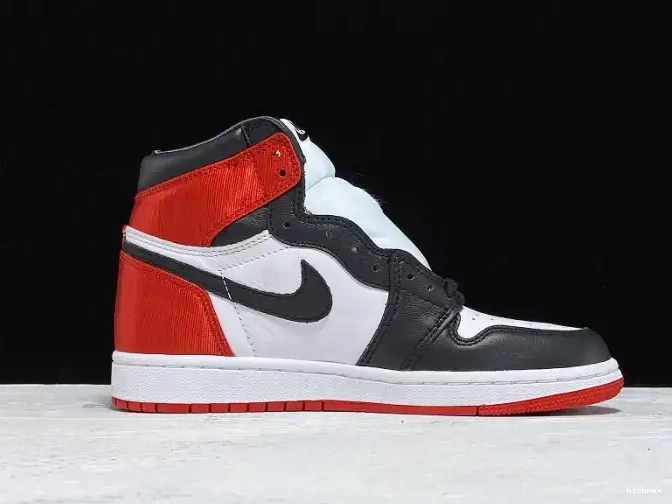 Rep CD0461-016 Toe 1 Air Satin High Jordan Black Retro 0510